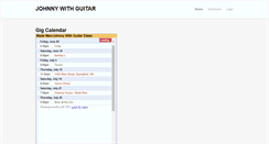 Desktop Screenshot of johnnywithguitar.com