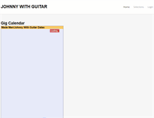 Tablet Screenshot of johnnywithguitar.com